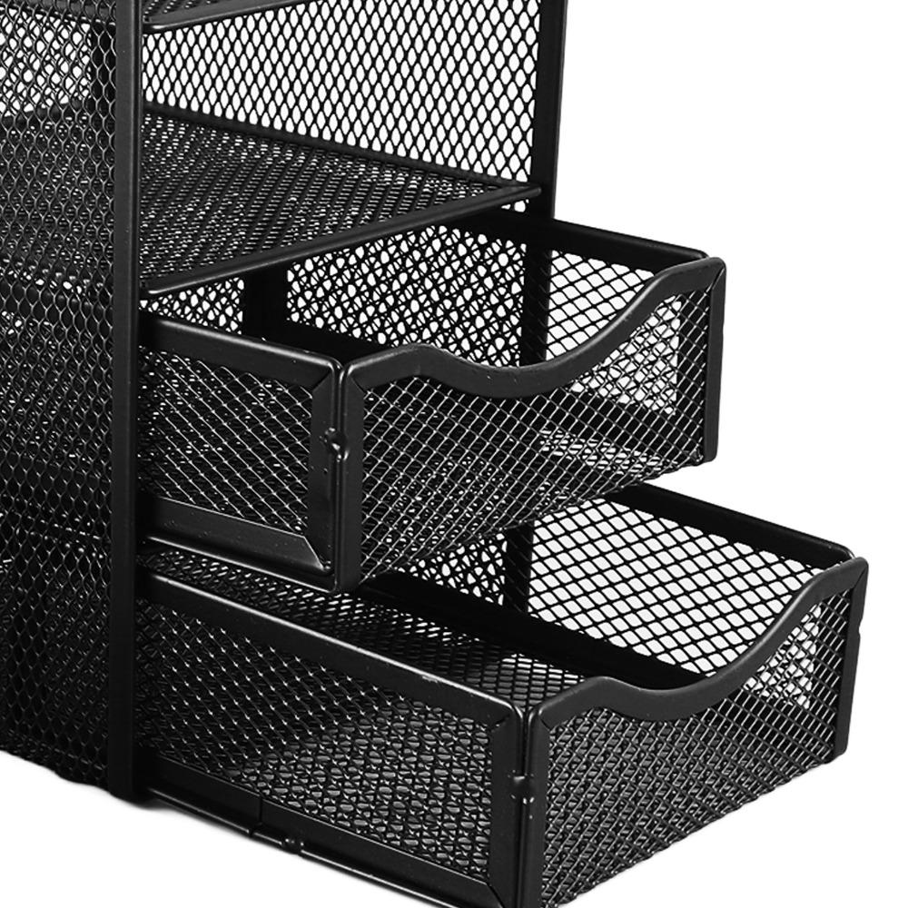 Metal Desk Organizer 3 Drawers Office Desk Organizer Desk Accessories Organizer For Office