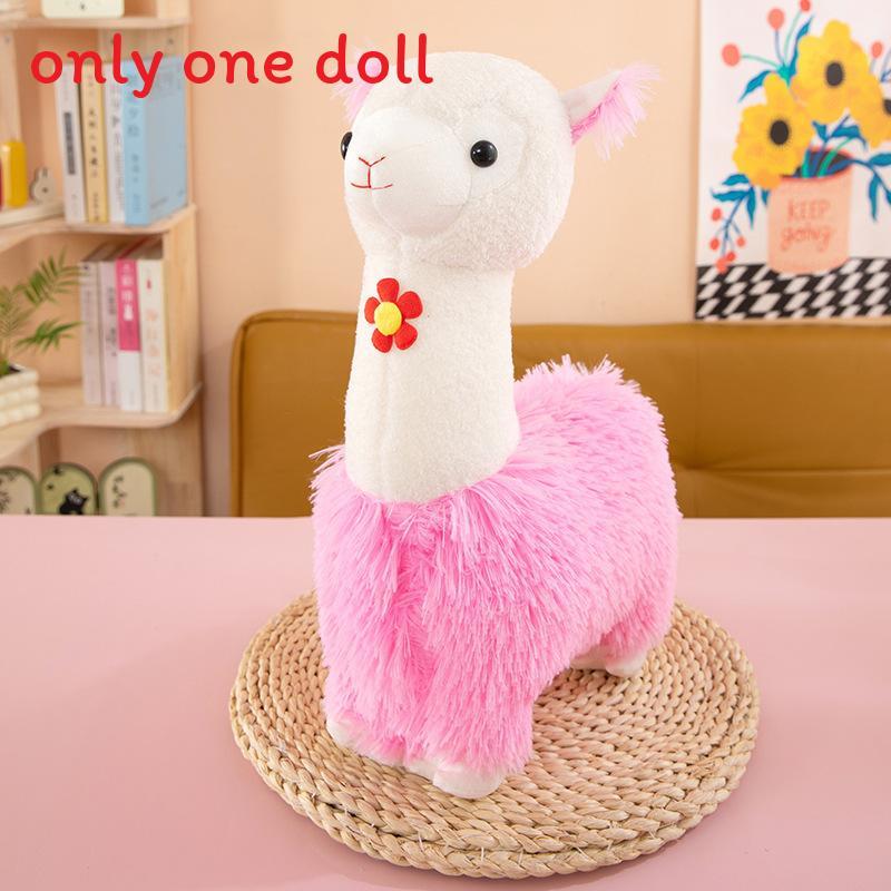 Plush Alpaca Cartoon Toy With Pp Cotton Filling For Kids And Gift Giving