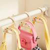 Multifunction Wardrobe Handbag Organizer Arched Plastics Bag Hanger Hook Widen Space Saving Silk Scarf Hanging Storage Rack