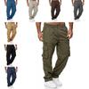 Tactical Pants Mens Cargo Work Pants With Multiple Pockets Durable Polyester For Outdoor Hiking