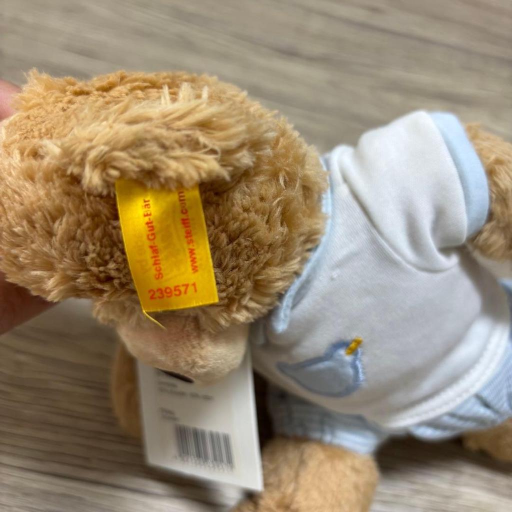 [USED] Steiff Goodnight Teddy Bear, Blue