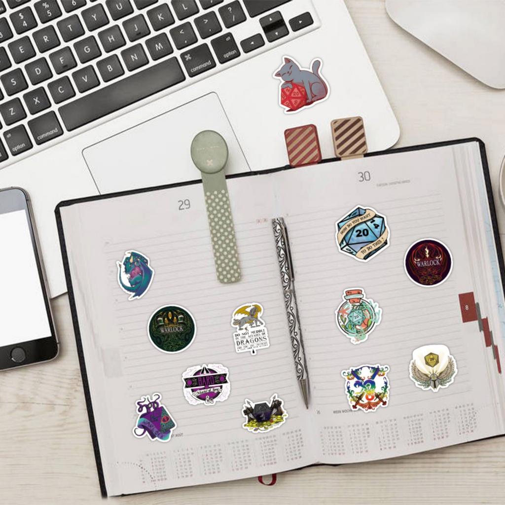 100pcs Suitcase Stickers Waterproof Stickers Scooter Computer Tablet Cartoon Decoration