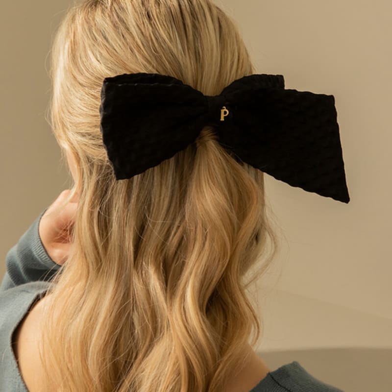 Primaute CREPE RIBBON HAIRPIN