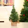 Linen Mini Christmas Tree Plastics Table Ornaments Gift Artificial Christmas Tree  Christmas
