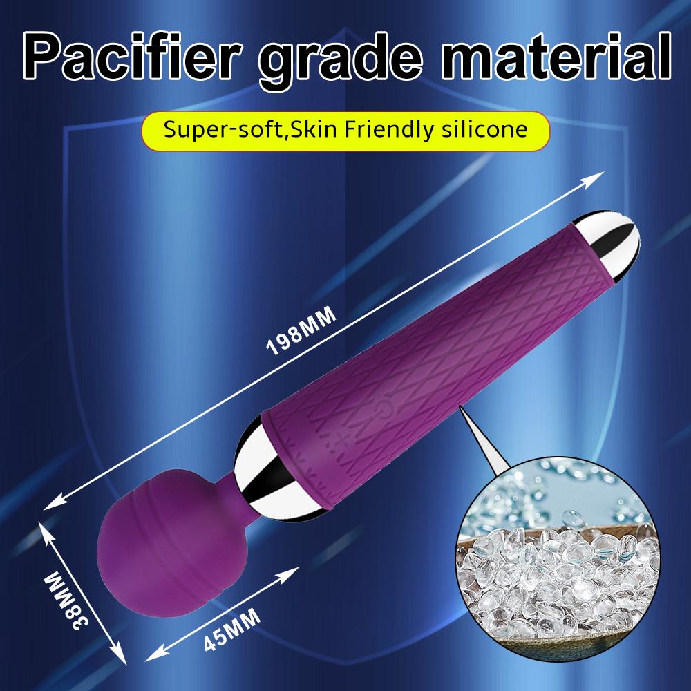 Powerful Magic Wand AV Vibrator Dildo Clitoris  Anal Massager Sexual Wellness Silicone Erotic Sex Toys For Women Adult Product