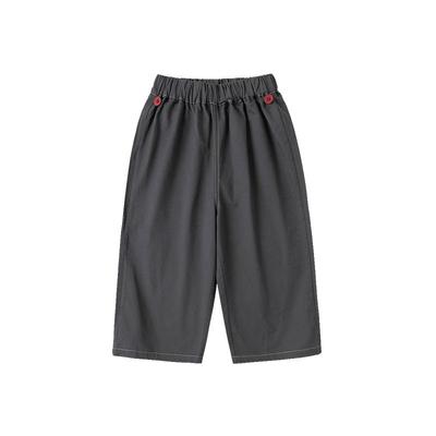 Dudu's Home Girls' Spring Detachable Wide-Leg Casual Pants