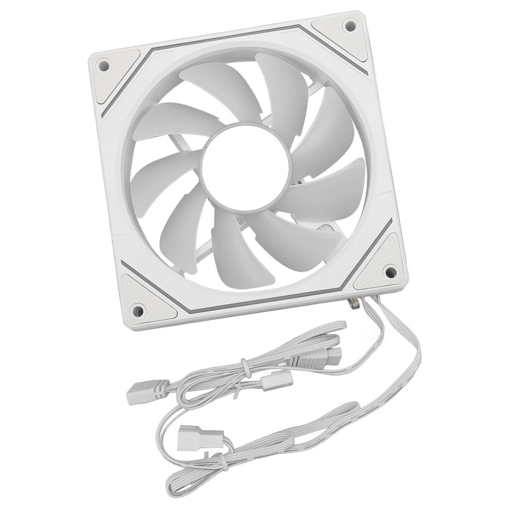 Computer Cooling Fan ARGB PWM Temperature Control High Airflow Silent Chassis Cooling Fan for CPU Cooler Computer Case