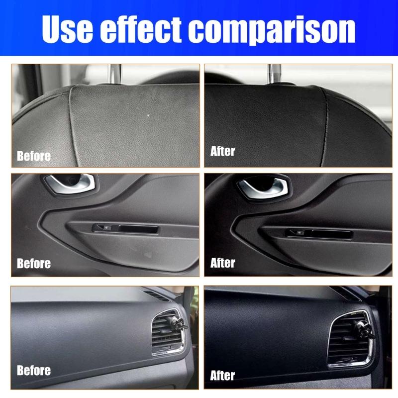 Vehicle Plastic Rejuvenation Revitalizing Agent Set for Long Lasting Gloss & Color Restoration, Strong Weather Resistant