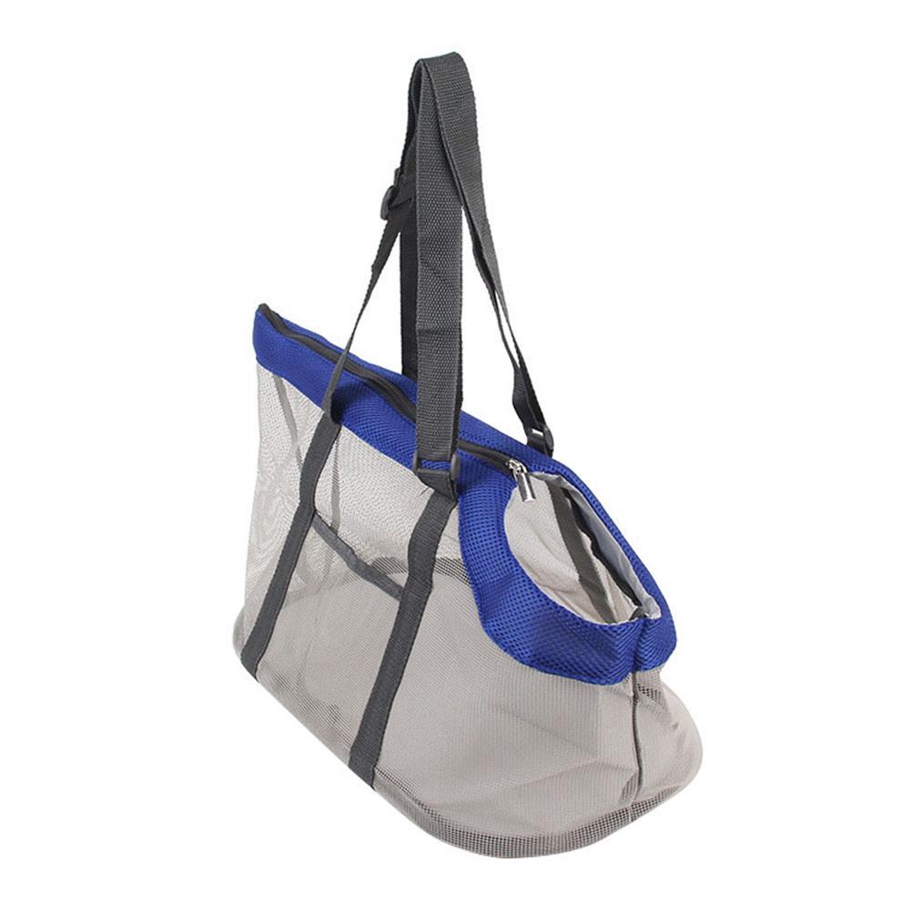 

1 шт. Дышащая сумка-переноска для домашних животных, боковые стенки из сетки, удобное просторное внутреннее пространство для путешествий питомца, снижение тревожности, собака, кошка, уличная сумка