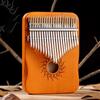 Hluru Kalimba 21 Tasten Musikinstrument Vollholz Ahorn Kalimba 17 Tasten mit Schallloch Mbira für Anfänger