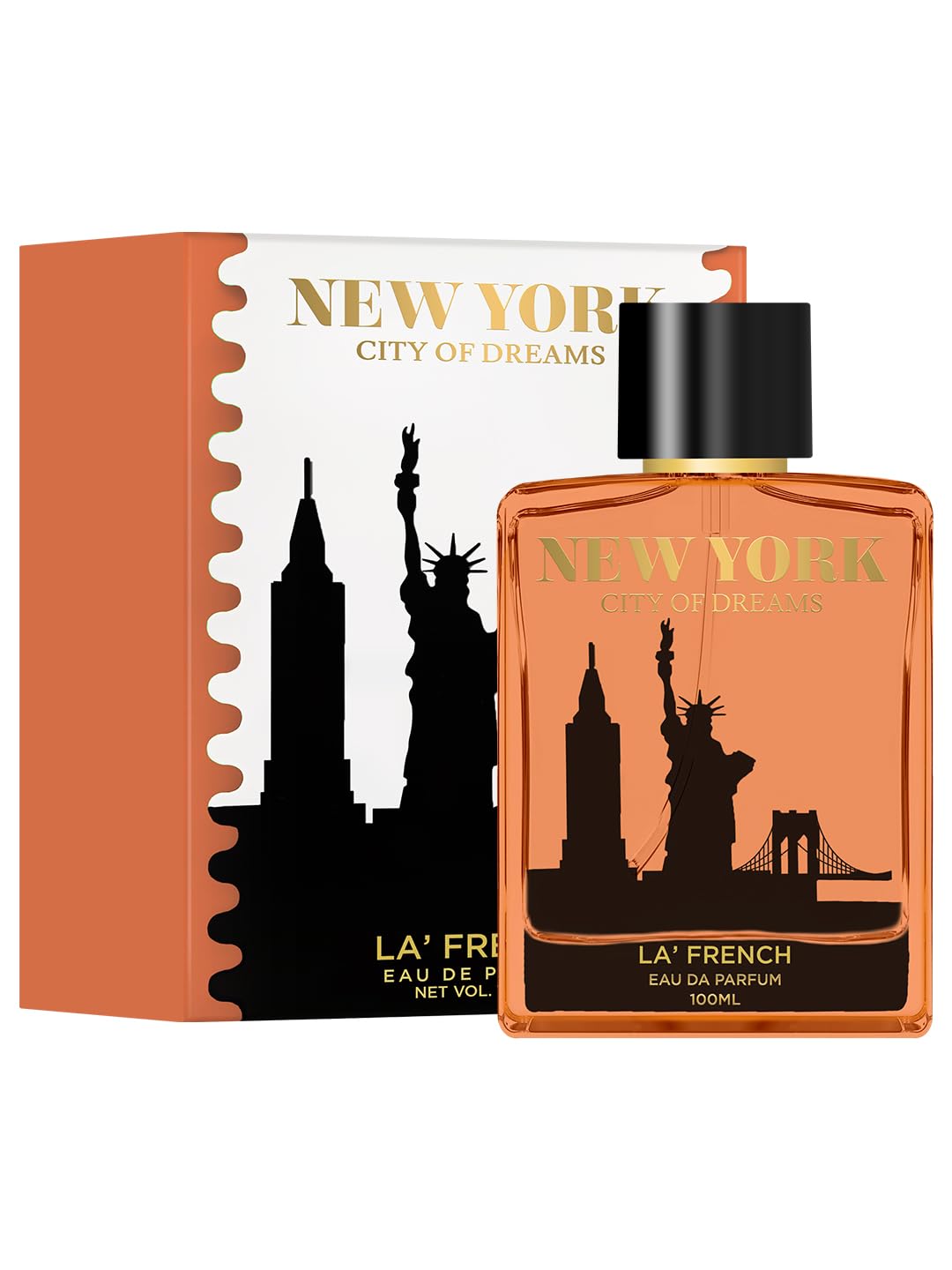 

La French New York Eau de Parfum - 100ml Unisex Perfume for Men and Women | Intense Long Lasting Perfume | Fresh, Spicy Aqua Notes | 100ML