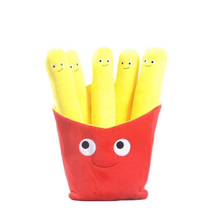 Creative French Fries & Hamburger Plush Doll - Fun Snack Pillow for Kids & Home Decor