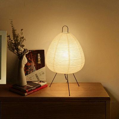 Japoński Design Akari Wabi-sabi Yong Lampa Stołowa Drukowana Lampa z Papieru Ryżowego Dekoracja Biurka w Sypialni Lampa Stołowa Dropshipping