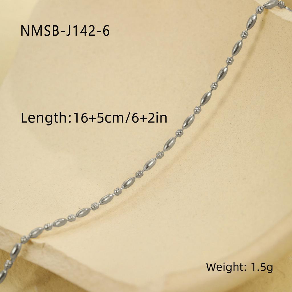GEMCHIC Women's Daisy Pearl Bracelet Minimalist Stainless Steel Fashion Jewelry for Daily Life