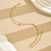 Minimalist Fashion Heart Double Layer Beach Anklet, PerfeAnkletct for Gift Daily Wear