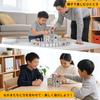 VoSinrly Hiragana Magnetic Building Educational Toy for Bath Time Block Play Storage Bag Illustrated with Hiragana Suitable for Indoor Preschool