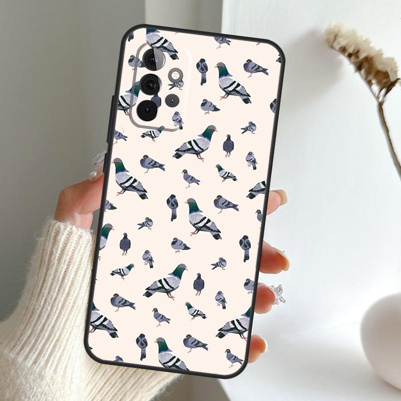 Die Tauben Hülle Für Samsung Galaxy A55 A15 A35 A56 A06 A16 A26 A36 A32 A52 A13 A33 A53 A14 A34 A54 A17