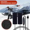 12V Motorcycles Heated Handles Grips Snowmobile ATV Handlebar Heater Warmer Kit For Snowmobile Heated Steering Wheel Universal