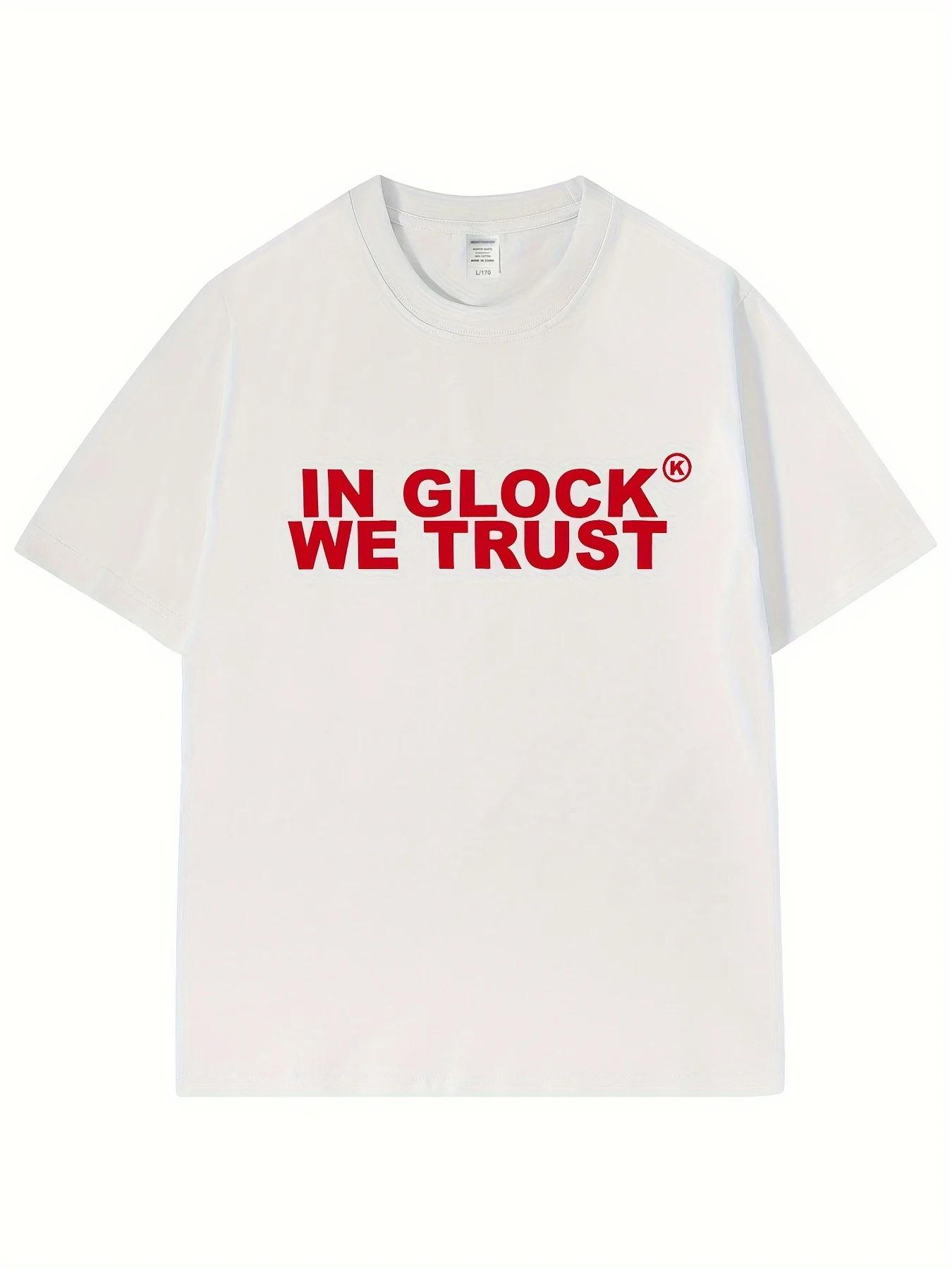 

Men s Graphic in Glock T-Shirt Sweat Wicking Breathable High-Quality Casual Tee for Easy Movement Perfect 4XL