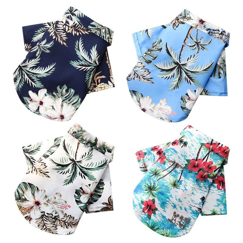 Spring and Summer Thin Clothing for Small and Medium-sized Dogs and Cats Pineapple Dog Shirts Pet Dog and Cat Golden Retriever Clothes