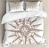 Compass Duvet Cover Set Boys Teenagers Men Bedroom Decorative 2/3 Pcs Bedding Set With Pillowcase Single Queen Duvet Cover Sets