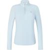 Fitness Dopamine Sports Half-Zip Fleece Slim Fit Breathable Long Sleeve T-Shirt Women Tops Newborn-Blue A11W441202F-LB
