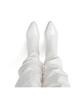 Ssimeez Slouch String Boots Heel (White)