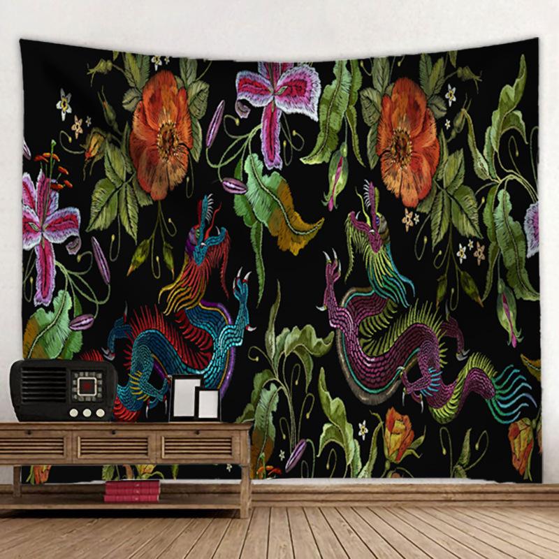 Chinese Dragon Totem Tapestry Wall Hanging Wall Art Decoration Bedroom Wall Tapestry