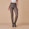 220g Fake flesh-permeable autumn and winter skin-permeable large size plus velvet thickened leggings women's light-leg sexy pantyhose