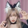 Handmade Animal Ears Headband Olita Headgear Cat Ears Fox Plush Hairpin Hair Accessories Handmade Imitation Animal Ears