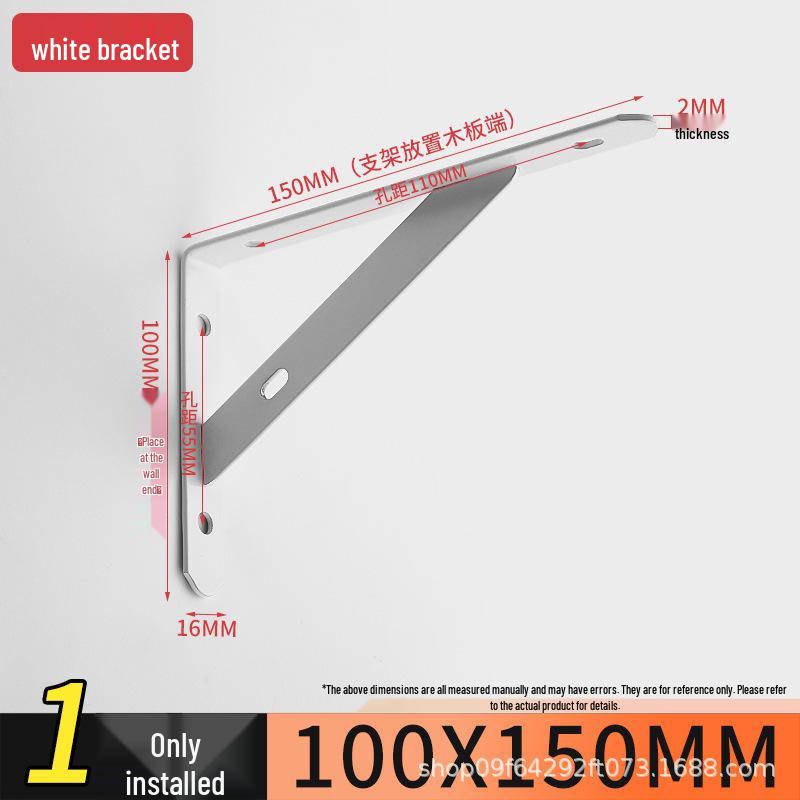 Cross Triangle Bracket Wall Mount: Wrought Iron Shelf Support