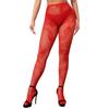 Women Halloween Rhinestones Fishnet Pantyhose Snake Patterned Hollowed Out Mesh Tights Stockings Cosplay Party Hosiery