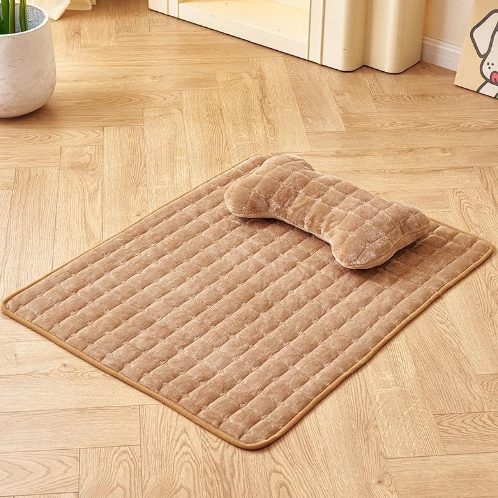 Warm Pet Sofa Bed Thicken Cat Sleeping Nest Anti Scratch Flannel Pet Sleeping Mat for Kitten Puppy