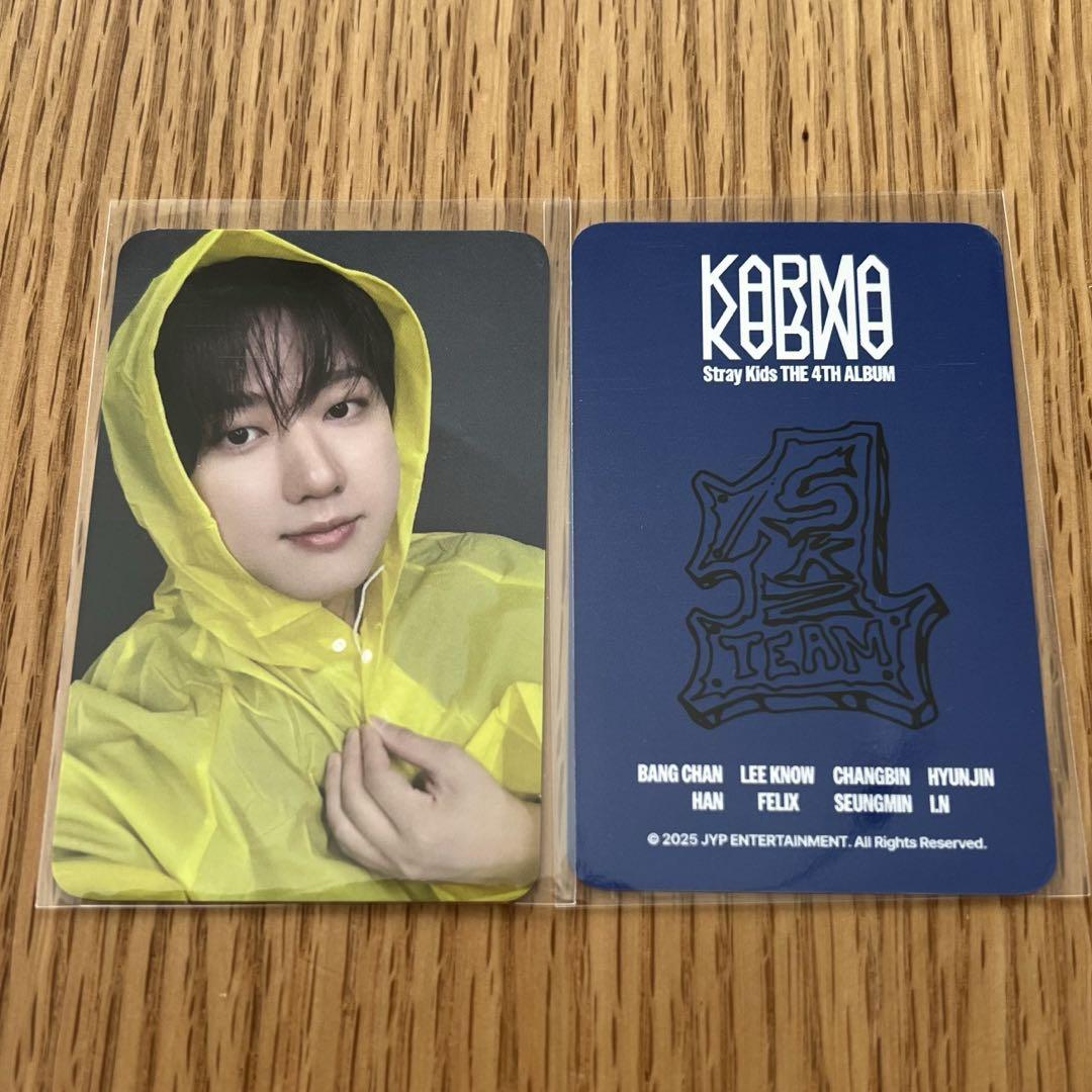 

[Б/У] Straykids KARMA Pop-Up Униформа Торговая карта Чанбин