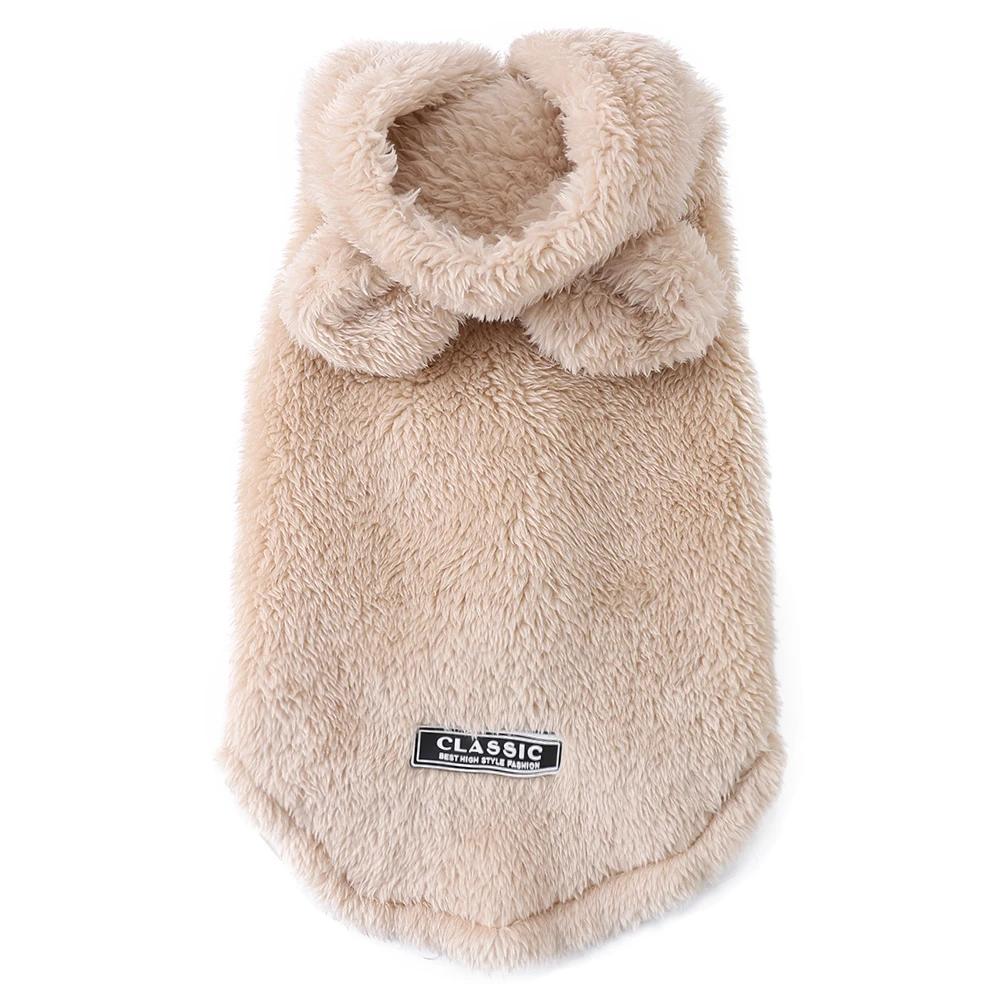 Winter Warm Cat Hoodie Cute Cozy Pet Outfits Rabbit Ears Pets Clothes For Small Medium Dogs Cats Puppy Kitty Soft Sphynx Coat