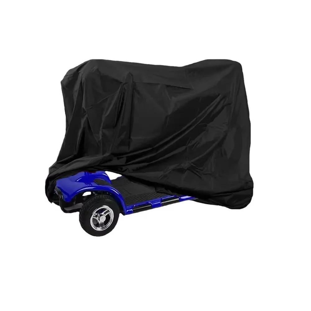 210D Oxford Fabric Waterproof Scooter Wheelchair Cover Dust & Rain Rain Protector Dust Dirt Snow Rain Sun Rays Mobility Scooter