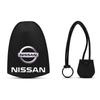 Car Key Holder New Leather Keychain Pouch For Nissan Qashqai Tiida Kicks Versa Leaf Sentra Altima X-trail Auto Accessories