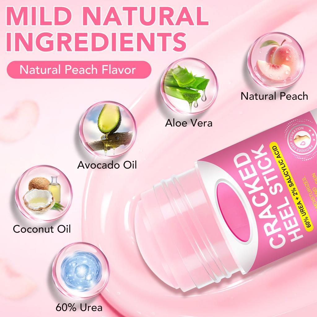 Sztyft do pielęgnacji stóp 40g, Zmiękczający Złuszczający Nawilżający Krem Pielęgnacyjny Sztyft 40g