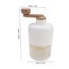Hand Cranked Ice Shaver Portable 420 Stainless Steel Manual Snow Cone Machine Slushie Maker Ice Crusher Machine for Home Outdoor Commercial Use