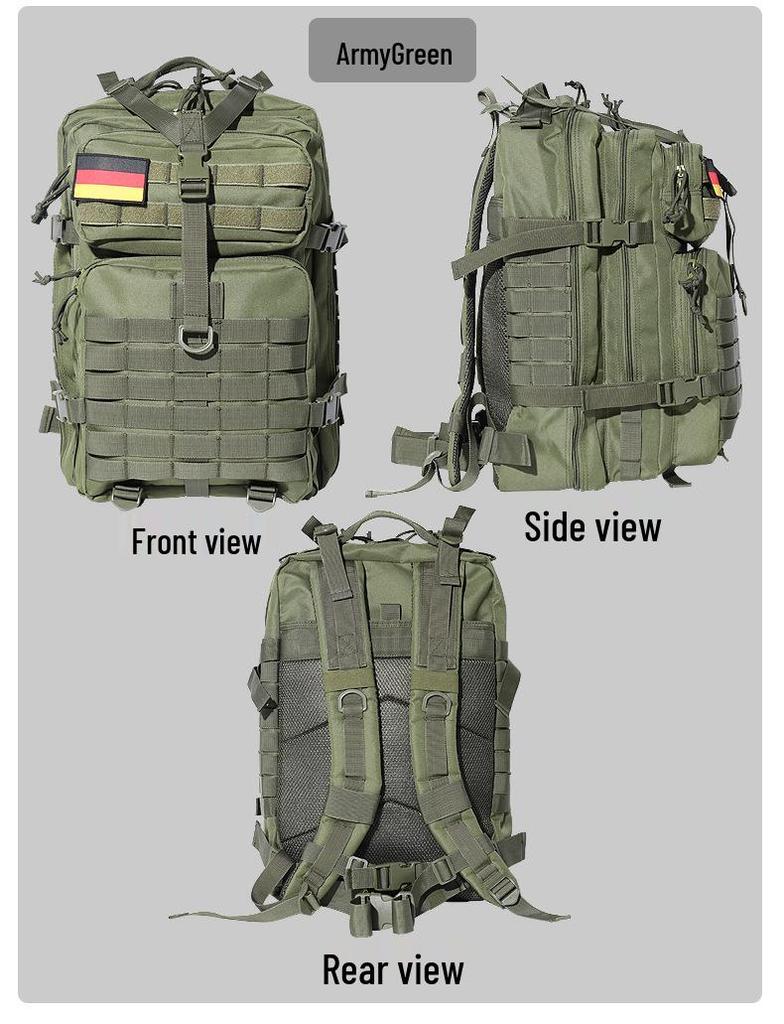 Multifunctional Outdoor Tactical Backpack - Camouflage Hiking & Mountaineering Bag