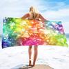 Burj Al Arab Sailing Hotel Microfiber Sand Free Beach Towel Thin Quick Fast Dry Super Absorbent Oversized Lightweight Towels