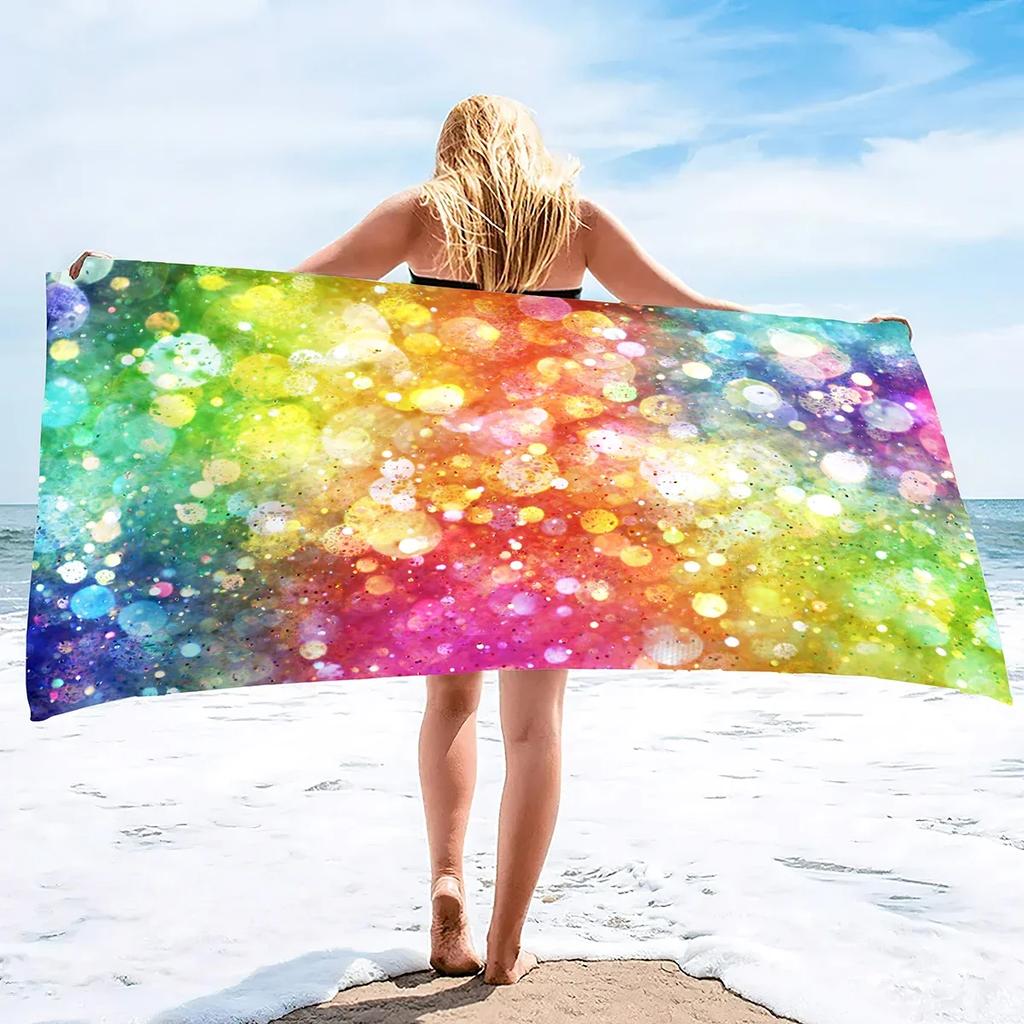 Burj Al Arab Sailing Hotel Microfiber Sand Free Beach Towel Thin Quick Fast Dry Super Absorbent Oversized Lightweight Towels