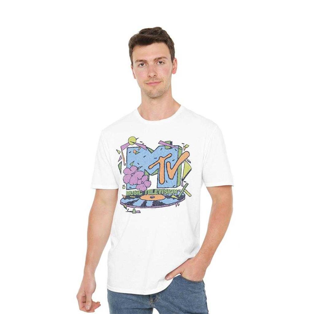MTV Unisex Adult Hibiscus Love T-Shirt