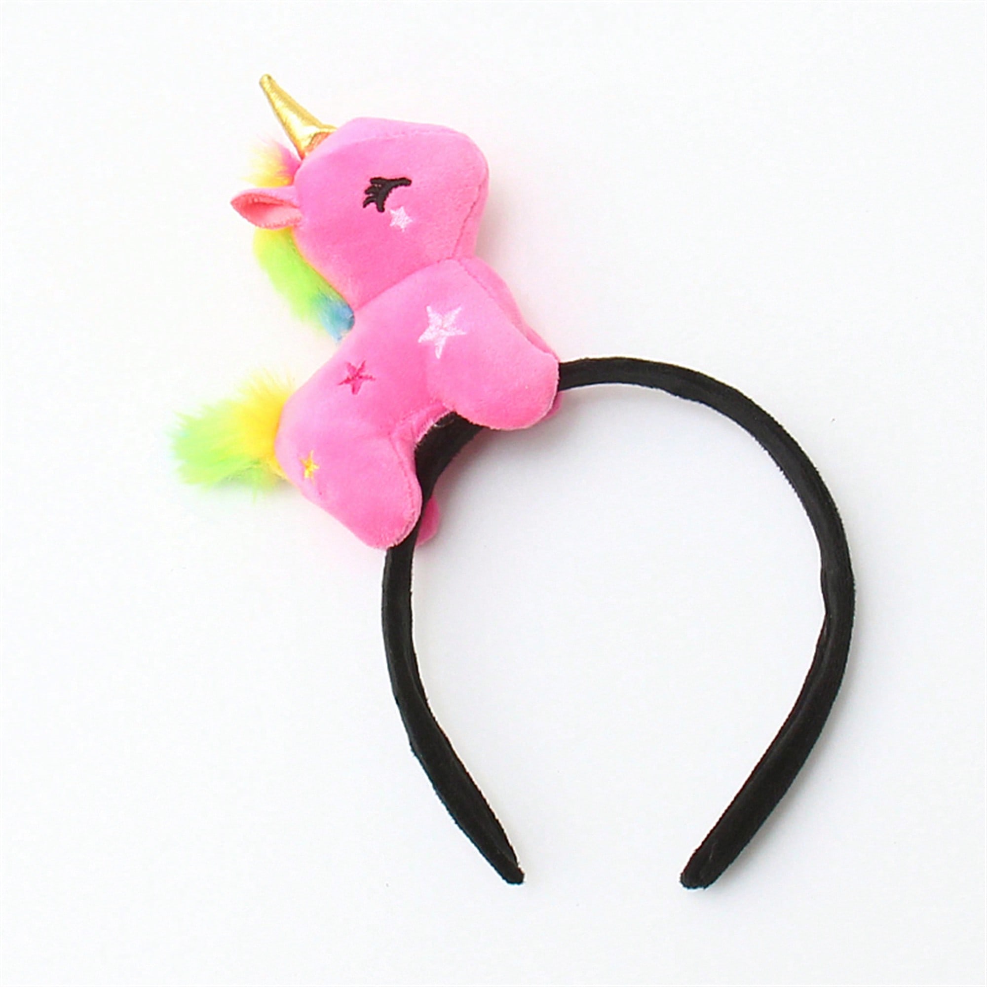 

1 шт. Милая заколка для волос в виде маленькой лошадки, мультяшный головной убор в виде единорога, заколка для волос в форме животного, для фестивальных выступлений