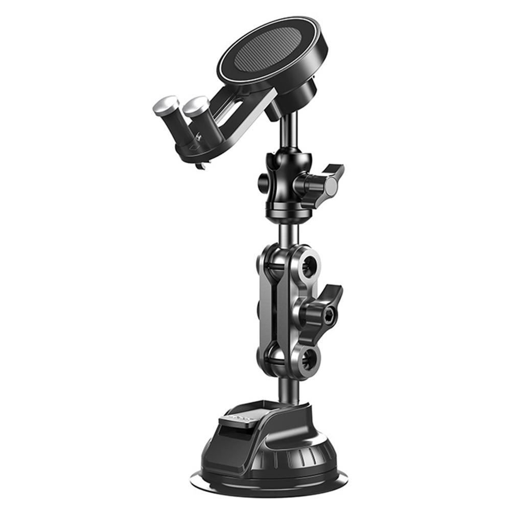 X037 Short Type Car Phone Holder Suction Cup Base Long Arm Cellphone Bracket