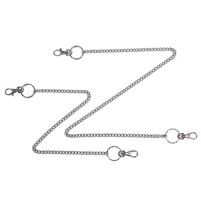 Punk hiphop na moda cinto cintura corrente calças jeans correntes de calças de metal punk