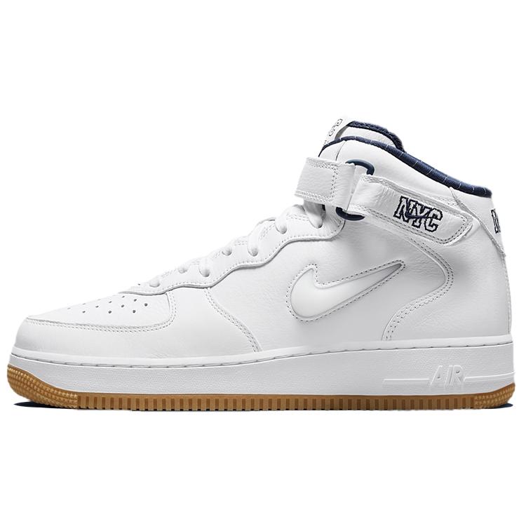 

Кроссовки Nike Air Force 1 Mid QS Jewel NYC Белый Полуночный Синий(ДХ5622-100) 44.5