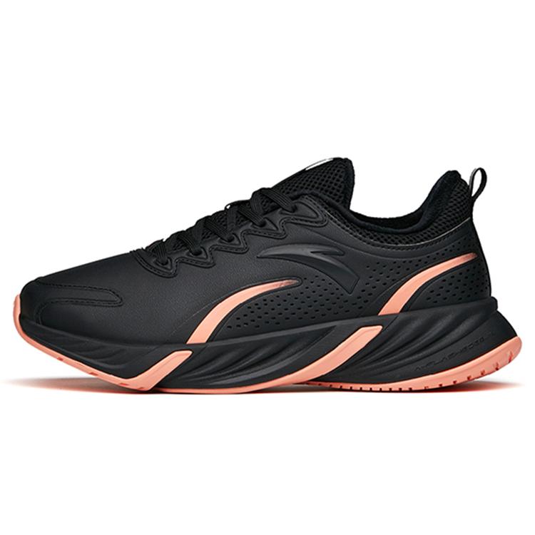 

new Anta Running Collection Cushioning Lightweight Low Top Running Shoes Women s Black Pink 36
