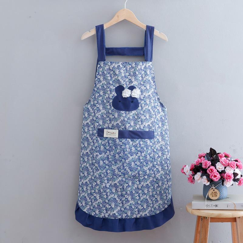 2024 Women's Long Sleeve Waterproof Kitchen Apron - Oil-Proof Coveralls for Home Use
