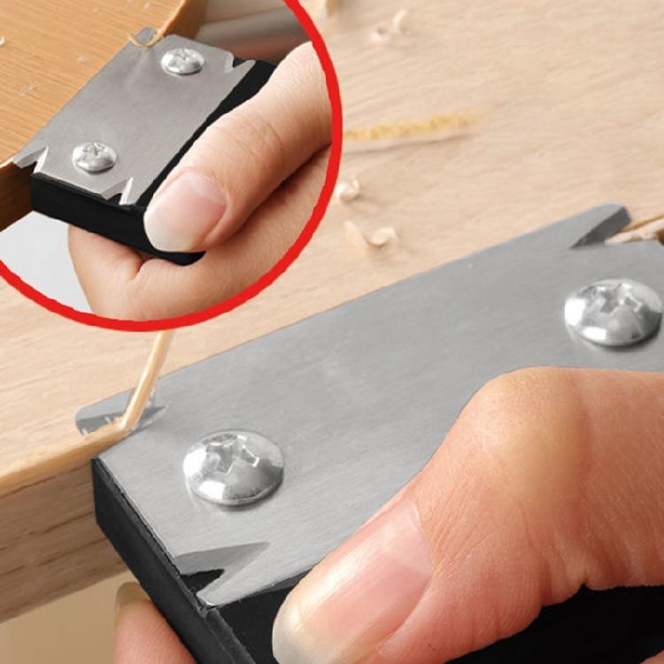 Edge Banding Trimmer Tool for Woodworking & Deburring, Veneer Edge Bander for Burrs, Mini Hand Planer Cutter for Wood